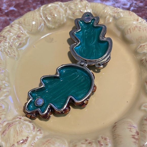 VERY CUTE AND PRETTY MONET LEAF ENAMEL MULTICOLOR - Picture 9 of 11
